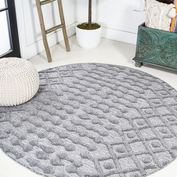 Peralta Moroccan Diamond Indoor/outdoor Area Rug